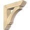 Ekena Millwork Imperial Slat Rough Sawn Bracket w/ Offset Brace, Douglas Fir, 8"W x 32"D x 32"H BKT0806X32X32IMP06RDF - alternate 1